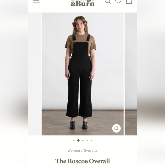 Caramel Brown 100% Cotton Overalls from Bridge and Burn NWOT - Picture 3 of 8